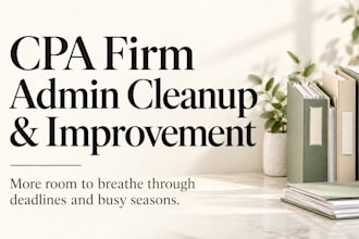 clean up and simplify workflows for CPA and accounting firms