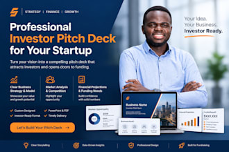 create an investor ready startup pitch deck
