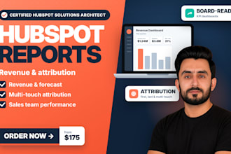 build hubspot revenue reporting dashboards