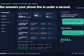 build an ai voice agent that answers phone calls, books and qualifies