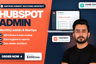 be your hubspot admin and revops consultant