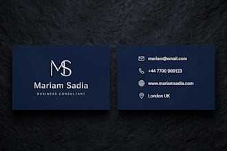 design luxury business modern business card and visiting card