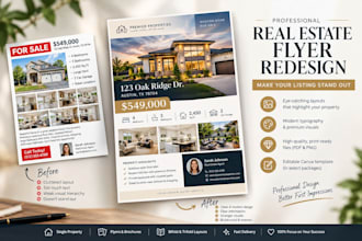 redesign your real estate flyer to showcase your property