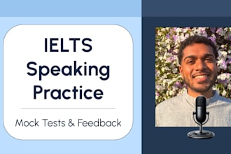 conduct an ielts speaking mock test with detailed feedback
