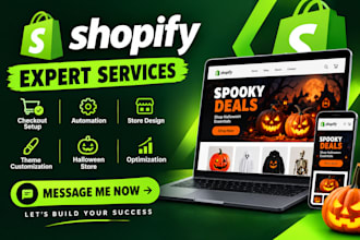 do shopify checkout, shopify automation, checkout setup, halloween shopify store