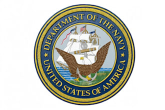 design luxury navy logo with unlimited revision