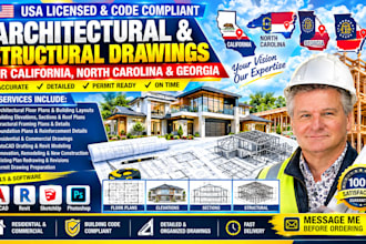 architect and structural engineer for california, north carolina, georgia USA