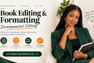 do book editing and formatting, developmental editing, manuscript critique