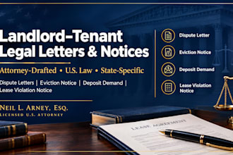 draft a powerful landlord tenant dispute letter as a US attorney