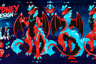 draw custom furry art, fursona characters, nsfw and furry reference sheets