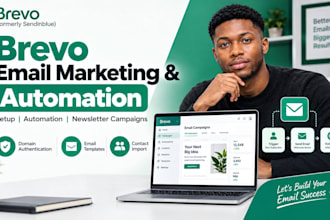 set up brevo email marketing, brevo automation and newsletter campaigns