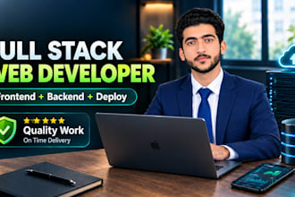 be your full stack developer for a custom web application