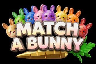 create a custom incremental browser game for you in the style of match a bunny