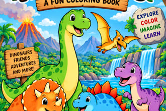 create cute dinosaur coloring pages for kids