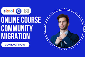 migrate skool circle so notion kajabi teachable online community migration