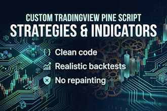 build a custom tradingview pine script strategy or indicator