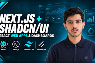 develop react and nextjs web apps dashboards and shadcn ui interfaces