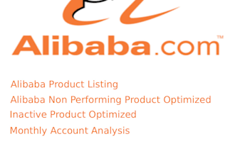 do alibaba account management product listing and optimization