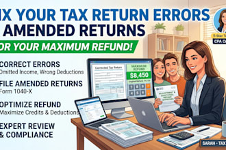 fix your tax return error and amended returns for maximum refund