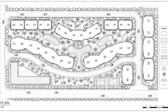 draw site plan, plot plan and landscape plan of city permit property approval