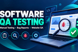 manually test your website or web app and report bugs