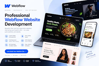design or develop webflow website, figma to webflow, saas landing page,