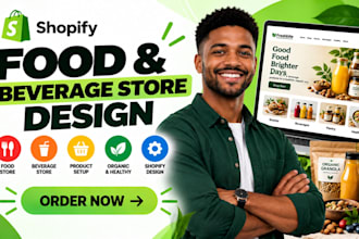 design food beverage store redesign shopify food beverage store