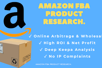 do amazon fba product research for online arbitrage and wholesale
