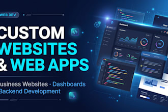 build a custom website or web application