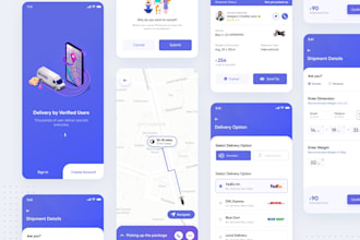 build a custom logistics courier and delivery web and mobile app