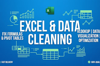 fix excel formulas data analysis and clean data