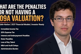 provide an audit ready 409a valuation, startup appraisal, and dcf model