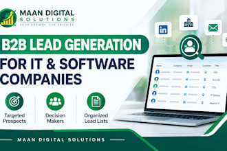 do b2b lead generation for IT companies and software agencies