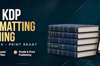format your manuscript and publish your book on amazon kdp