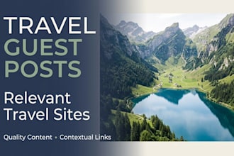 publish travel guest posts on relevant travel blogs