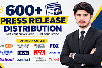 do press release writing, distribution, news article guest posting service