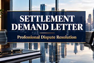 prepare a professional insurance settlement demand letter