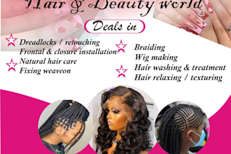 design professional flyers, posters and logo