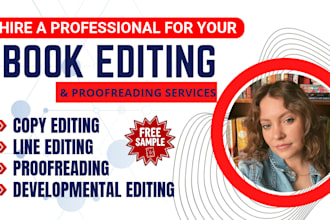 be book editor for fiction and non fiction book, proofread and format your book