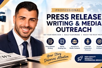 press release distribution and media outreach services