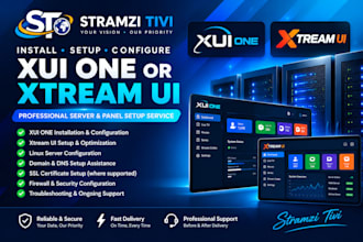 setup and configure your xui one or xtream ui