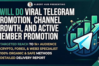 do viral telegram promotion, channel growth, telegram marketing