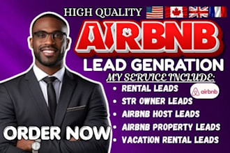 find targeted airbnb property and rental leads for your business