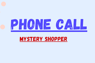 do mystery shopper, secret cold caling