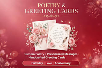 write custom poetry and greeting