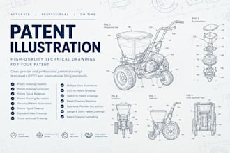 uspto patent drawings mechanical illustrations utility or design patent figures