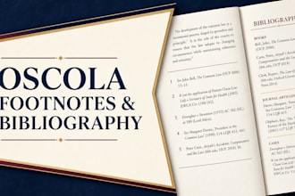 professionally correct oscola footnotes and your bibliography