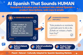 humanize and localize your ai content into natural spanish