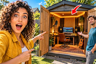 design gaming youtube thumbnails with 2d and 3d graphics
