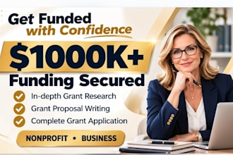 write grant proposals, research grants, and complete nonprofit grant application